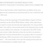 Impeach President Joe Biden Resolution