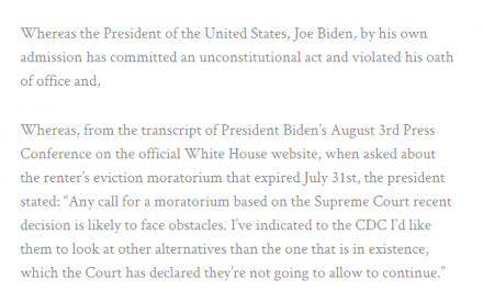 Impeach President Joe Biden Resolution