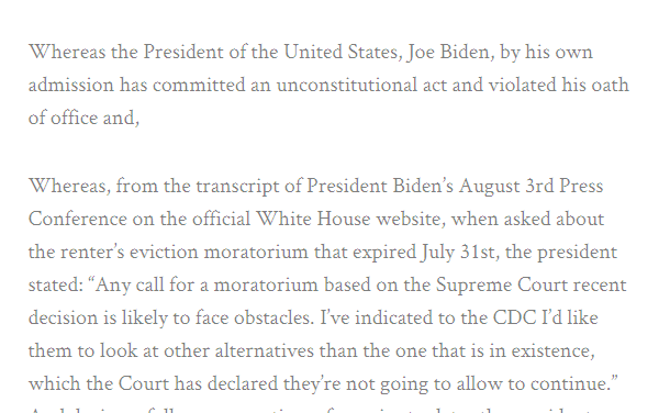 Impeach President Joe Biden Resolution